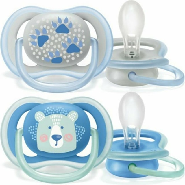 Avent Philips Ultra Air Ορθοδοντική Πιπίλα Σιλικόνης Bear Boy για Αγόρ …