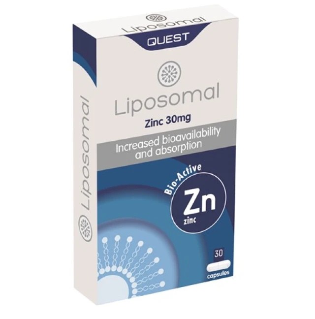 Quest Liposomal Zinc 30mg Λιποσωμιακή Φόρμουλα με Ψευδάργυρο 30 &hellip;