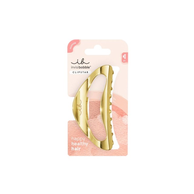 Invisibobble Clipstar Gold Luxe Κλάμερ Χρυσό Μέγεθος Large 1 Τεμάχιο Invisibobble Clipstar Gold Luxe Κλάμερ Χρυσό Μέγεθος Large 1 Τεμάχιο