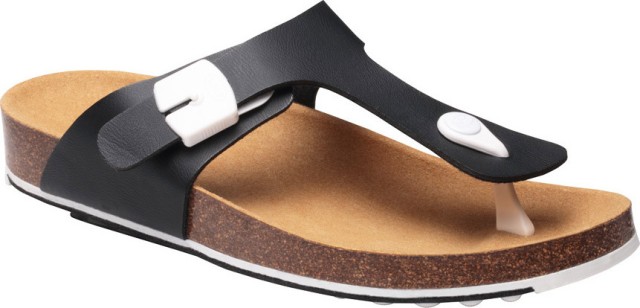 Scholl Spikey SS 5 Black / White Ανατομικό Σανδάλι [F274041088]