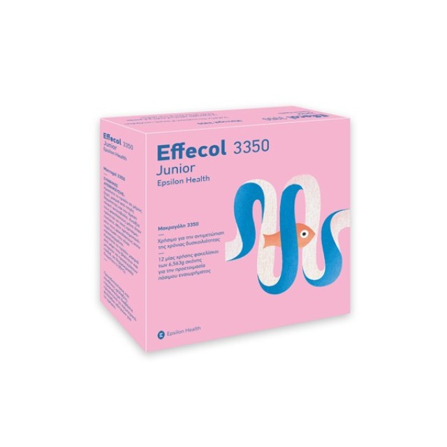 Epsilon Health Effecol 3350 Παιδικό Συμπλήρωμα για την Δυσκοιλιότητα 12 Φακελάκια