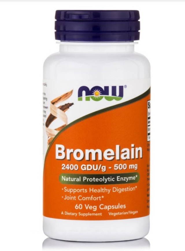 Now Foods Bromelain 500mg/2400GDU Συμπλήρωμα Διατροφής Για Την Πέψη 60 … Now Foods Bromelain 500mg/2400GDU Συμπλήρωμα Διατροφής Για Την Πέψη 60 …