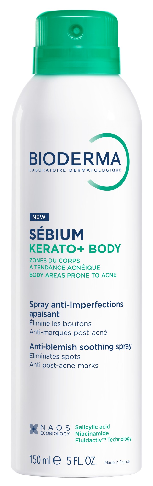 Bioderma Sebium Kerato+ Body 3 σε 1 Spray Σώματος για το Δέρμα με Τάση &hellip;