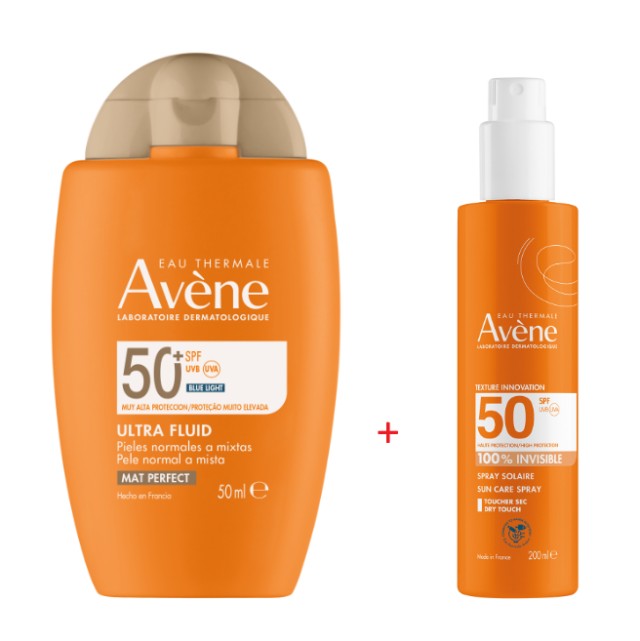 Avene BUNDLE Eau Thermale Ultra Fluid Perfecteur SPF50+ Αντηλιακό Προσ …