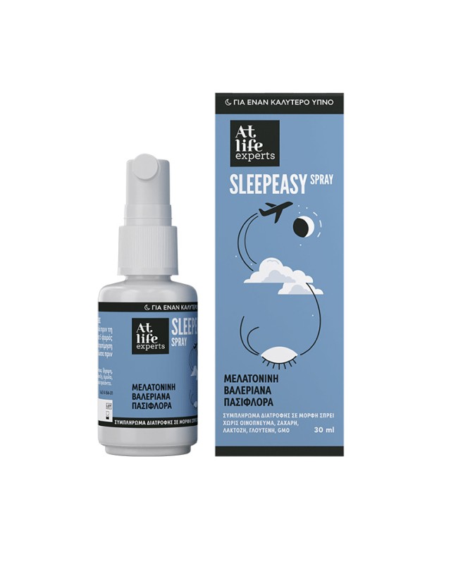 AtLife SleepEasy Spray Μελατονίνης για την Έλευση του Ύπνου 30ml AtLife SleepEasy Spray Μελατονίνης για την Έλευση του Ύπνου 30ml
