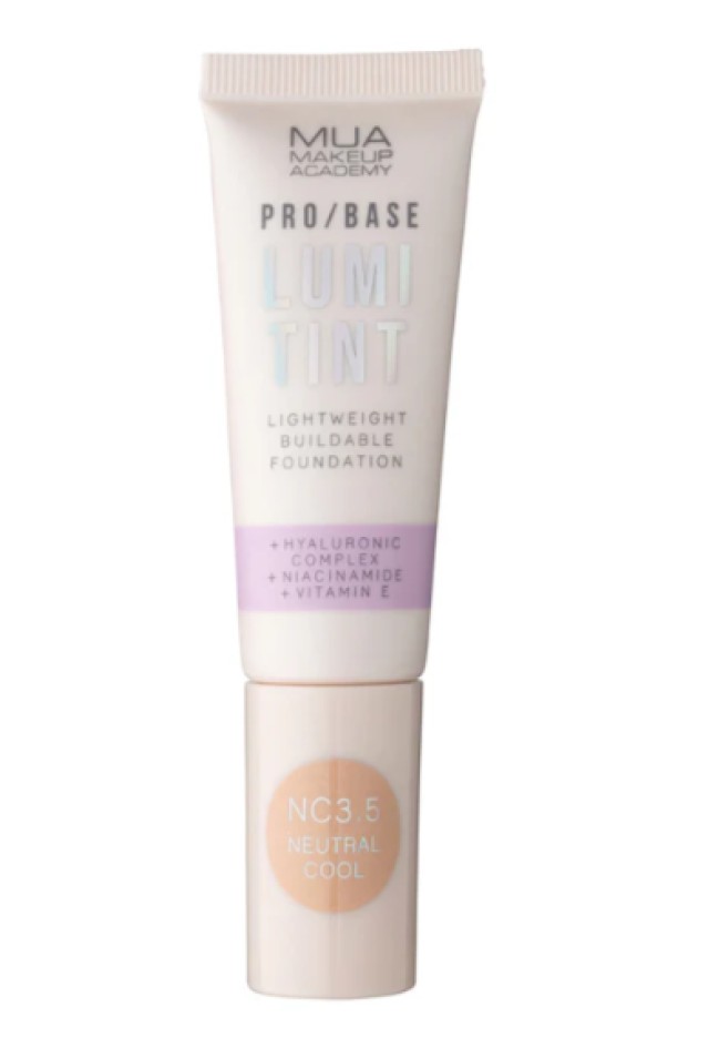 MUA Pro Base Lumi Tint NC3.5 Foundation Νέας Γενιάς με Skincare Δράση … MUA Pro Base Lumi Tint NC3.5 Foundation Νέας Γενιάς με Skincare Δράση …
