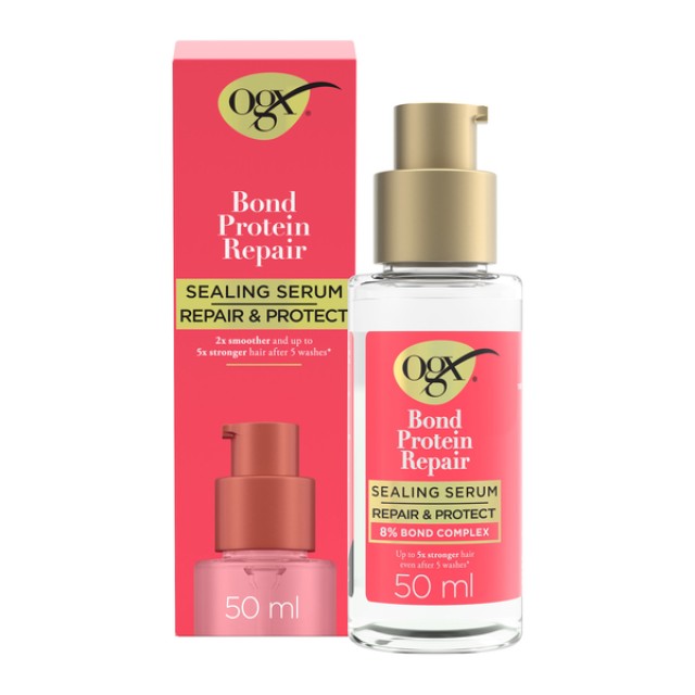OGX Bond Protein Repair Sealing Serum Επανόρθωσης για Δυνατά Μαλλιά &hellip;