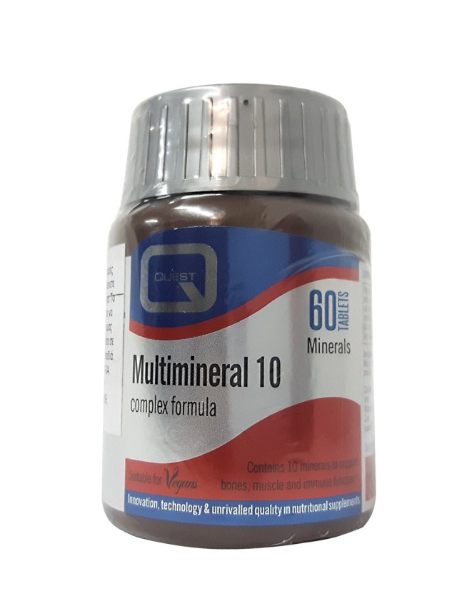 QUEST MULTIMINERAL 10 CAL-MAG PLUS 60 TABS