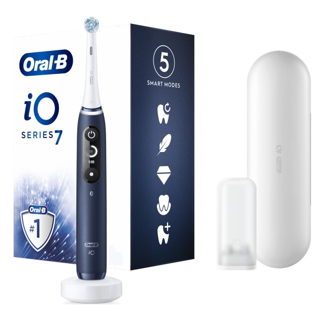 Oral B iO Series 7 Ηλεκτρική Οδοντόβουρτσα Blue Sapphire 1 Τεμάχιο