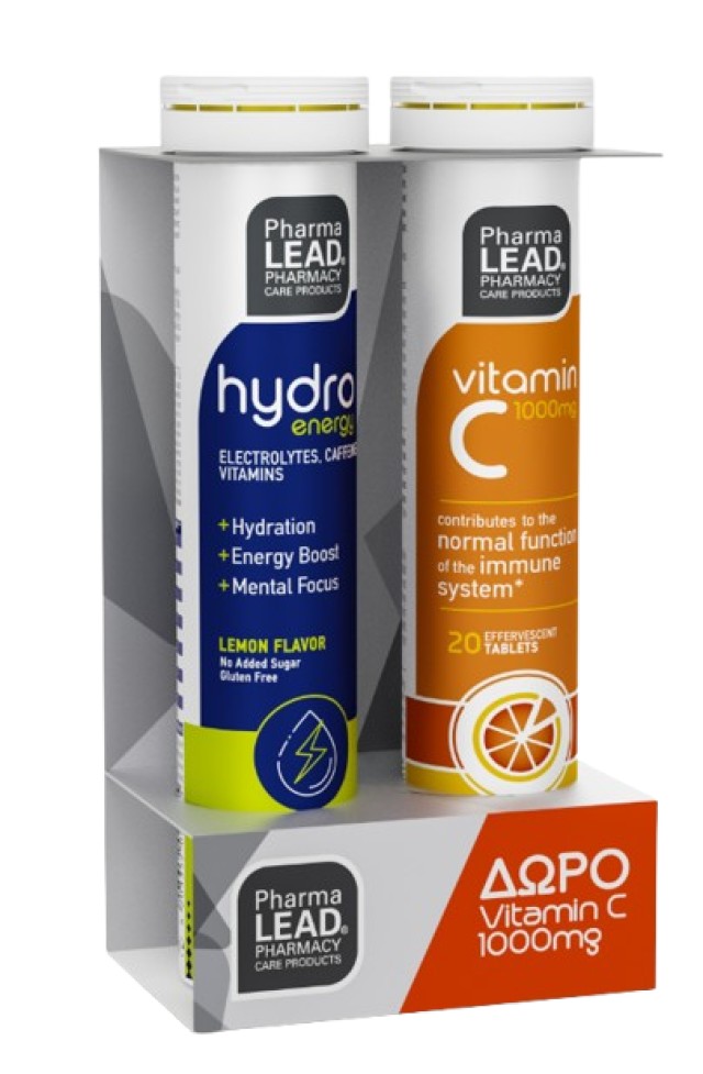 PharmaLead PROMO Hydro Energy Ηλεκτρολύτες Λεμόνι 20 Αναβράζοντα Δισκί …