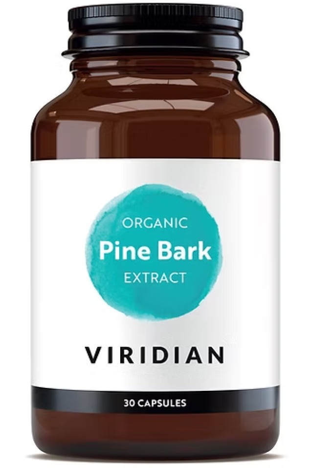 Viridian Organic Pine Bark Extract Συμπλήρωμα Διατροφής με Βιολογικό Ε …