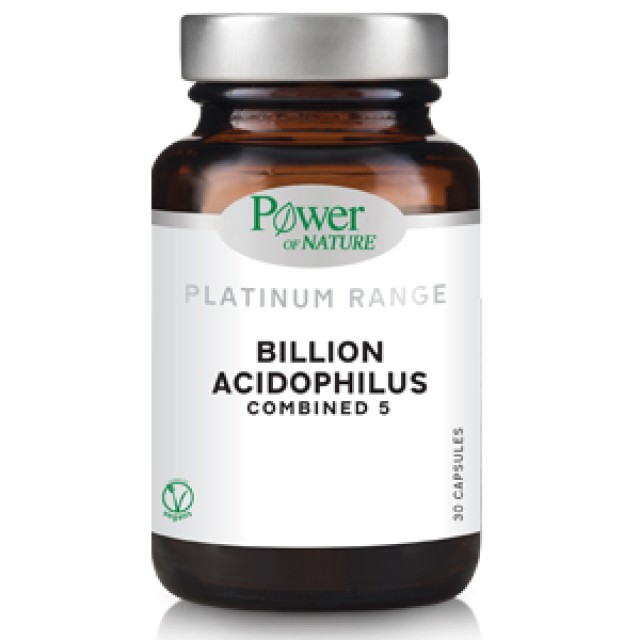 Power of Nature Platinum Range Billion Acidophilus Combined 5 30 Κάψουλες