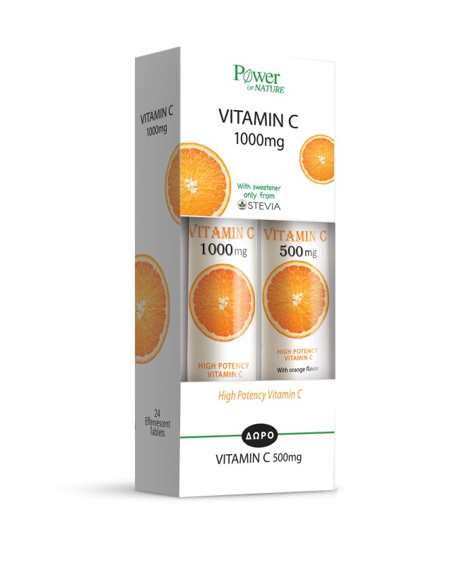 Power Of Nature PROMO Vitamin C 1000mg για την Ενίσχυση του Ανοσοποιητ …