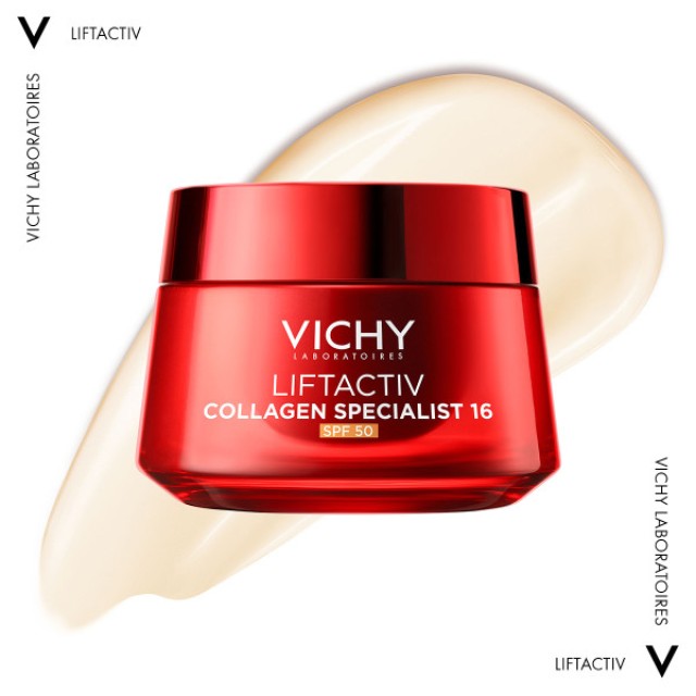 Vichy Liftactiv Collagen Specialist 16 Κρέμα Ημέρας με SPF50 Ενισχύει …