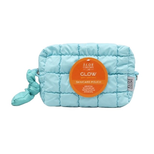 Aloe Colors PROMO Glow Skincare Pouch Soft Cloud Foam 150ml & Glow &hellip;