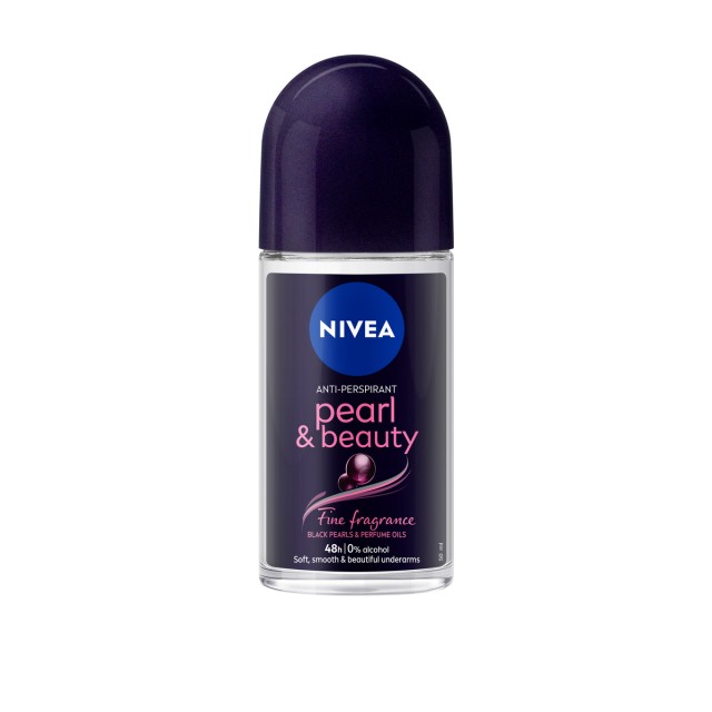 Nivea Deo Pearl & Beauty Black Pearl Γυναικείο Αποσμητικό 48ωρης Ενυδά &hellip;