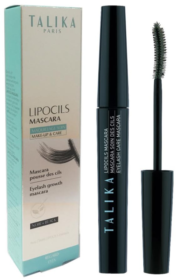Talika Lipocils Mascara Black 2 Σε 1 Μαύρη Μάσκαρα & Ορός Επιμήκυνσης Των Βλεφαρίδων 8.5ml