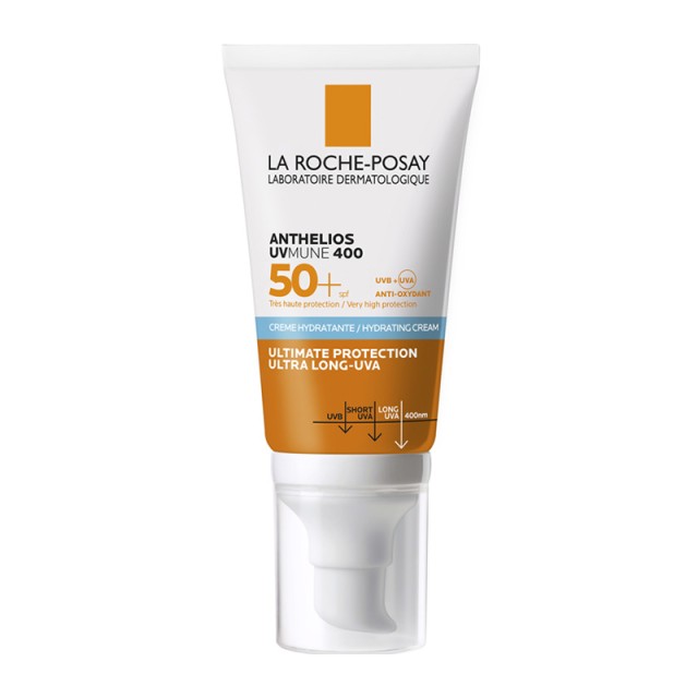 La Roche Posay Anthelios UVmune 400 SPF50+ Hydrating Cream Αντηλιακή Ε …