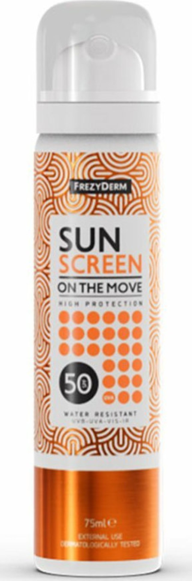 Frezyderm Sun Screen on the Move SPF50 Αντηλιακό Mist Προσώπου Ταχείας Εφαρμογής 75ml