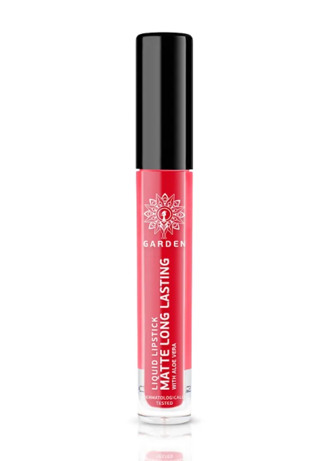 Garden Liquid Matte Lipstick Glorious Red 05 Υγρό Ματ Κραγιόν Μακράς Διάρκειας 4ml