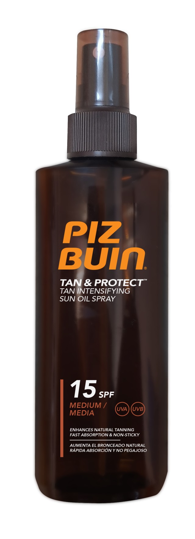 Piz Buin® Tan & Protect Tan Intensifying Sun Oil Spray SPF15 Αντηλιακό Λάδι Ενίσχυσης του Μαυρίσματος 150ml