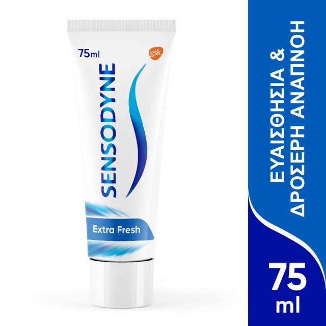 Sensodyne Extra Fresh, Οδοντόκρεμα για τα Ευαίσθητα Δόντια, 75ml