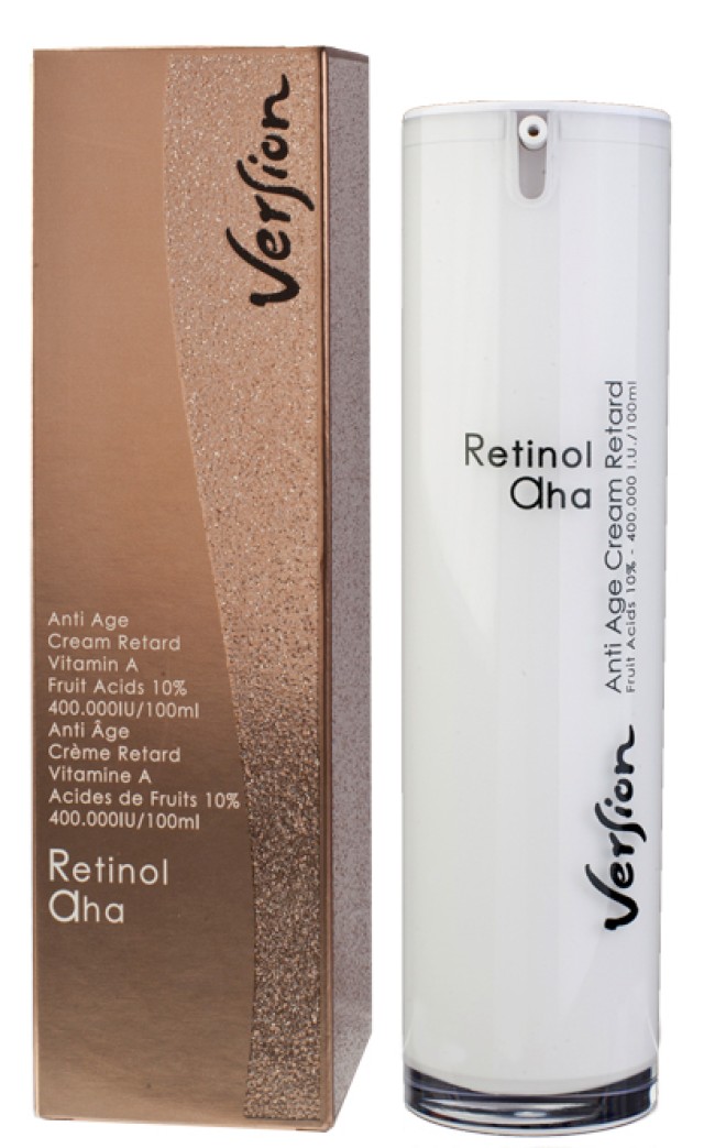 Version Retinol AHA Anti Age Cream Επανορθωτική - Λευκαντική Κρέμα Προσώπου 50ml