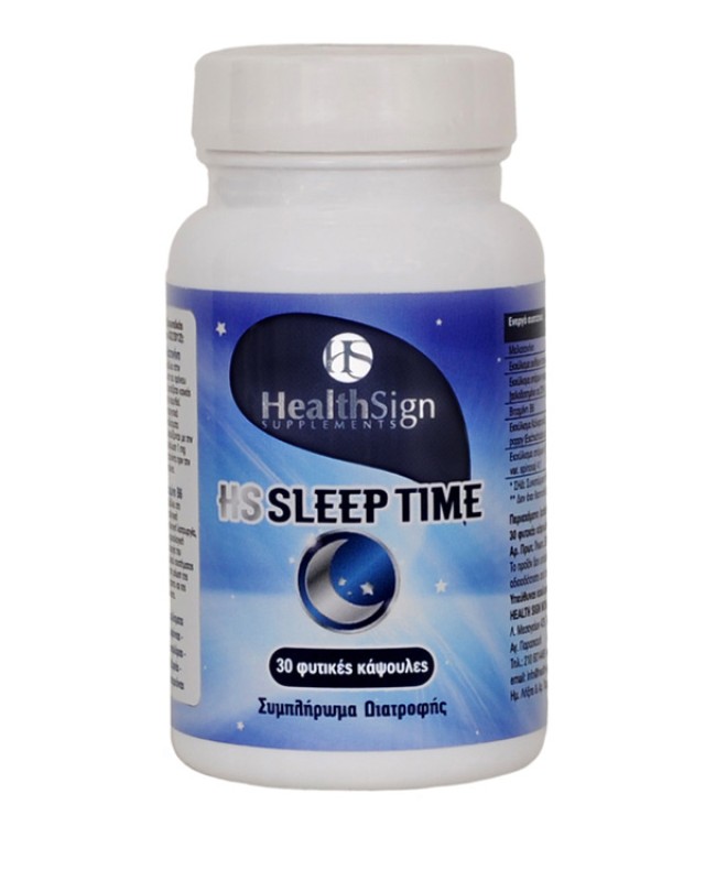 Health Sign Sleep Time Συμπλήρωμα Διατροφής με Μελατονίνη για … Health Sign Sleep Time Συμπλήρωμα Διατροφής με Μελατονίνη για …