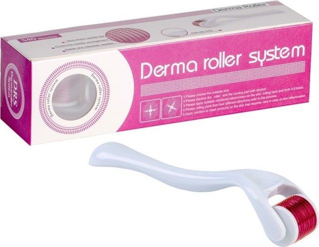 AG Pharm Derma Roller 540 Needles, No 1.00mm Specialized Facial Care System with Microdes 1 Piece