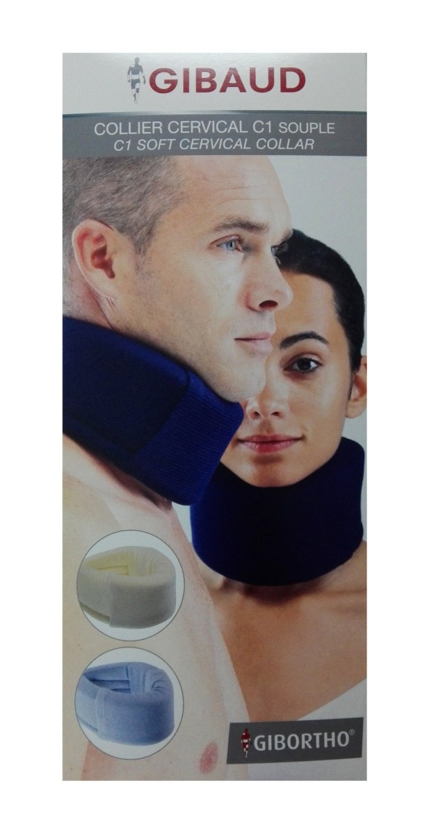 Gibaud Μαλακό Αυχενικό Κολάρο, Μέγεθος Large, Γκρι [6627]