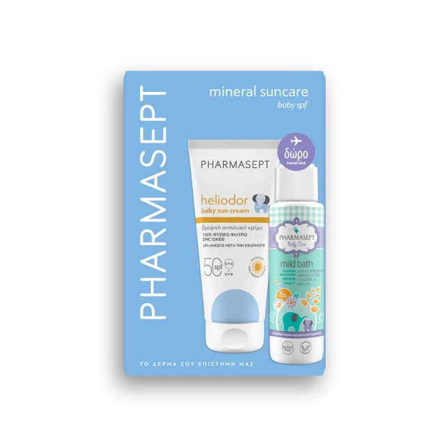Pharmasept PROMO Heliodor Baby Sun Cream SPF50 with Natural Sunscreen … Pharmasept PROMO Heliodor Baby Sun Cream SPF50 with Natural Sunscreen …