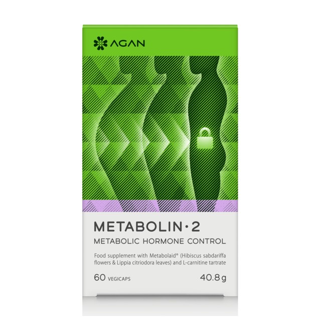 Agan Metabolin 2 Συμπλήρωμα Διατροφής για τον Έλεγχο του Σωματικού Βάρους 60 Κάψουλες