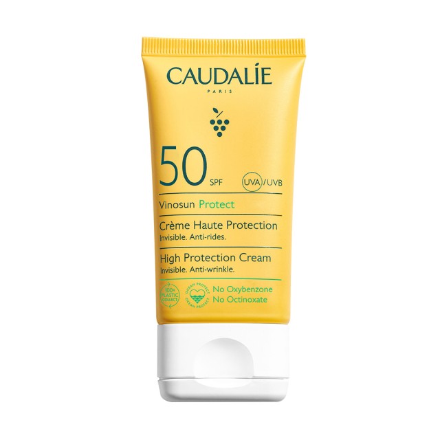 Caudalie Vinosun Protect Cream SPF50 Αντηλιακή Κρέμα Προσώπου με Αντιρυτιδική Δράση 50ml