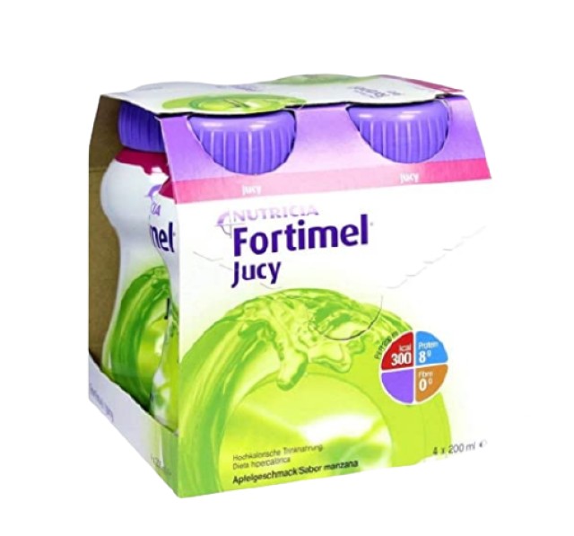 Nutricia Fortimel Jucy Apple Flavor Πόσιμο Θρεπτικό Συμπλήρωμα Υψηλής &hellip;