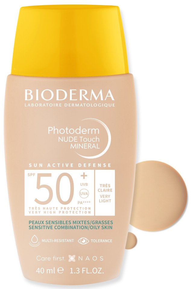 Bioderma Photoderm Nude Touch Mineral SPF50+ Claire Αντηλιακό Προσώπου … Bioderma Photoderm Nude Touch Mineral SPF50+ Claire Αντηλιακό Προσώπου …