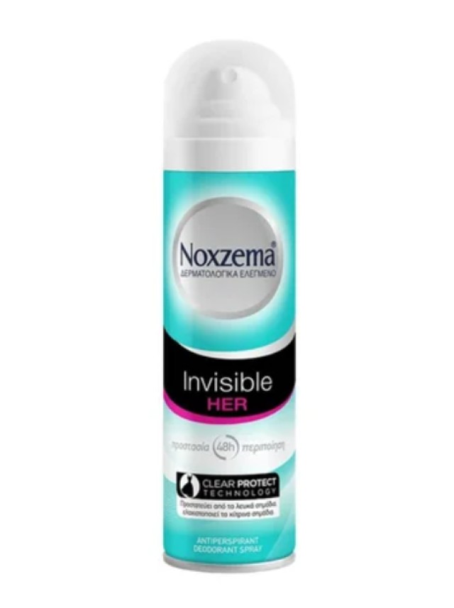 Noxzema Invisible Her Spray Γυναικείο Αποσμητικό 48ωρης Ενυδάτωσης 150 &hellip;