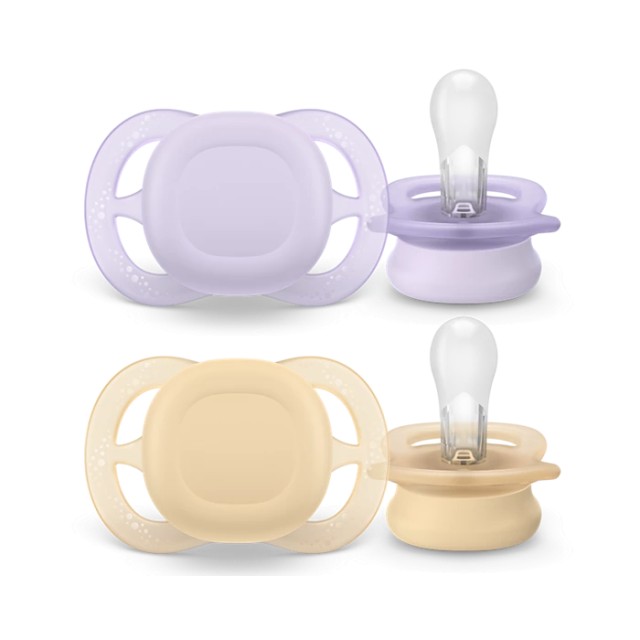 Avent Philips Soother Ultra Start Ορθοδοντικές Πιπίλες Σιλικόνης για 0 …