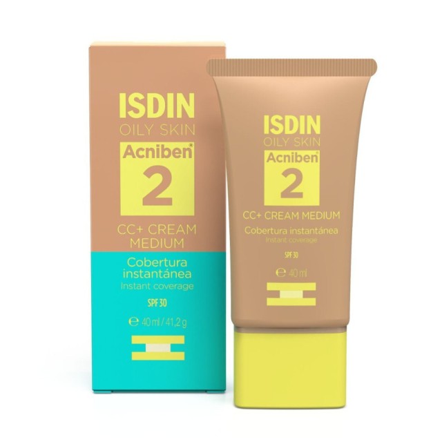 Isdin Acniben 2 CC+ Κρέμα Μεσαίας Έντασης κατά των Ατελειών Άμεσης … Isdin Acniben 2 CC+ Κρέμα Μεσαίας Έντασης κατά των Ατελειών Άμεσης …