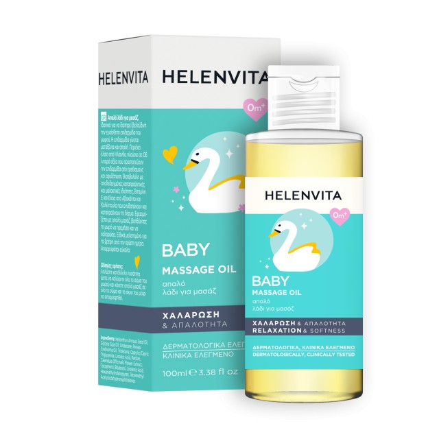 Helenvita Baby Massage Oil Απαλό Λάδι για Μασάζ 100ml Helenvita Baby Massage Oil Απαλό Λάδι για Μασάζ 100ml