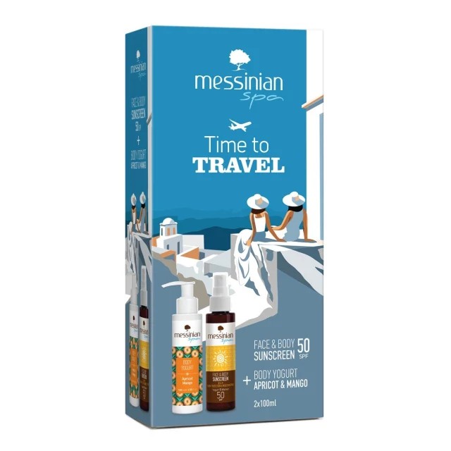 Messinian Spa Promo Time to Travel: Face & Body Sunscreen Προσώπου & … Messinian Spa Promo Time to Travel: Face & Body Sunscreen Προσώπου & …
