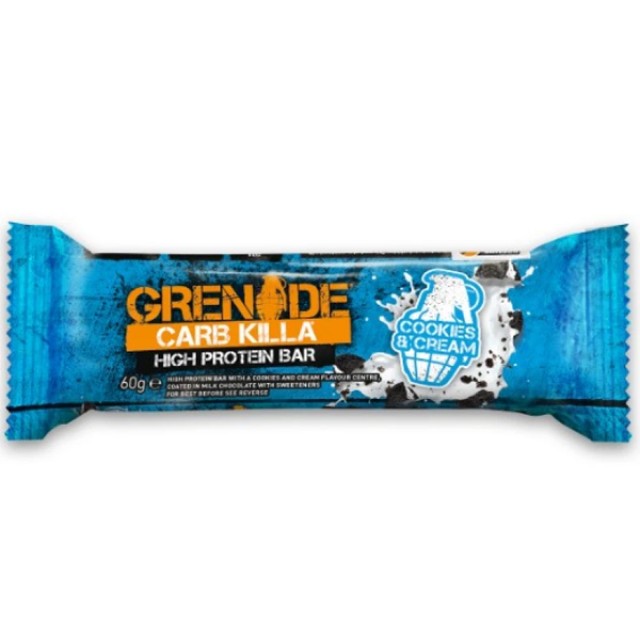 Grenade Card Killa Cookies - Cream Μπάρα Υψηλής Πρωτείνης 60gr
