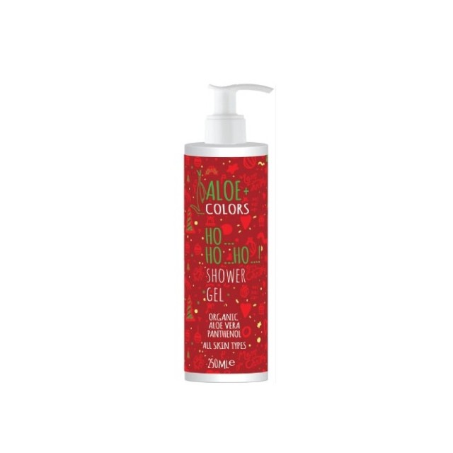 Aloe Colors Christmas Ho Ho Ho Shower Gel Ενυδατικό Αφρόλουτρο 250ml