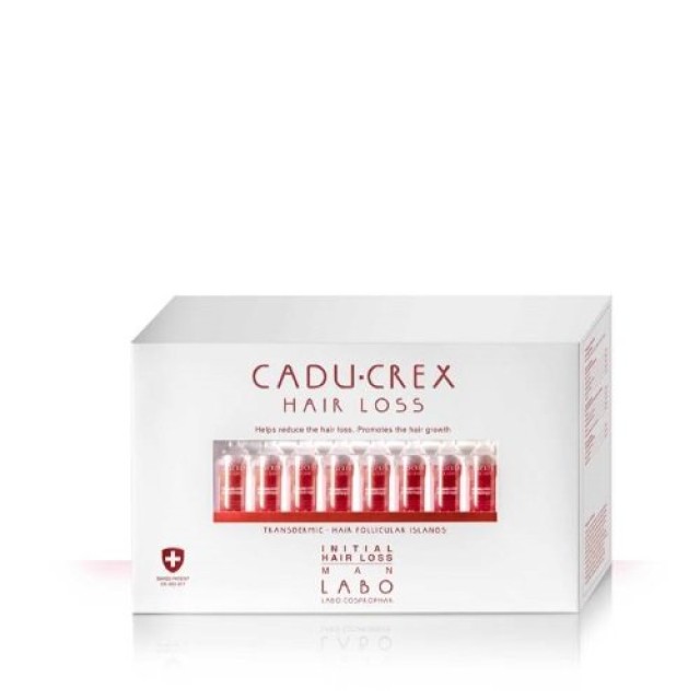Labo Caducrex Inital Man 40 Αμπούλες (Αγωγή για Άνδρες με Αρχική Τριχό …