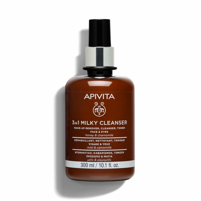 Apivita Milky Cleanser Γαλάκτωμα Καθαρισμού 3 σε 1 για Πρόσωπο & &hellip;