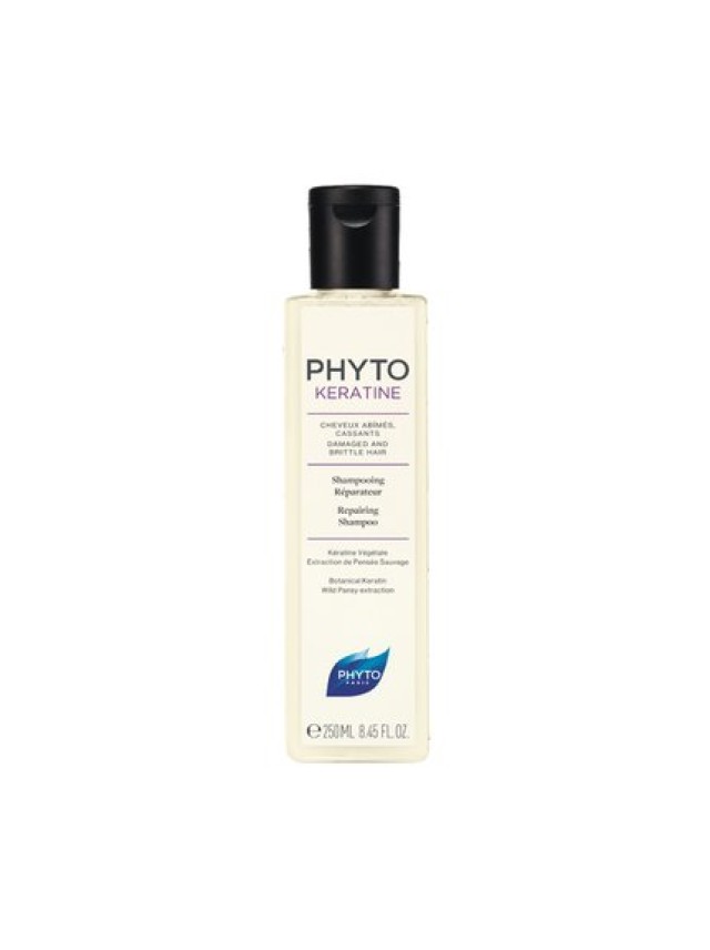 Phyto Phytokeratine Shampoo Σαμπουάν Επανόρθωσης για Κατεστραμμένα και Εύθραυστα Μαλλιά με Φυτική Κερατίνη 250ml