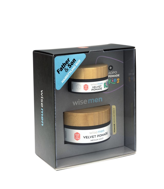 Vican PROMO Wise Men Father & Son Medium Hold Πομάδα για Δυνατό & Σταθ …