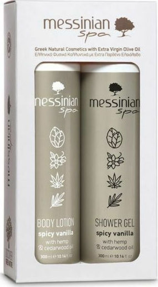 Messinian Spa PROMO Spicy Vanilla Shower Gel Ενυδατικό Αφρόλουτρο με Ά …