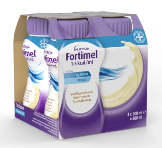 Nutricia Fortimel Βανίλια Energy 1.5kcal/ml Θρεπτικό Συμπλήρωμα Διατρο …