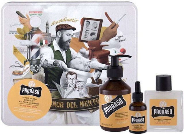 Proraso PROMO Wood & Spice Beard Care Kit Σαπούνι Περιποίησης Γενειάδα … Proraso PROMO Wood & Spice Beard Care Kit Σαπούνι Περιποίησης Γενειάδα …