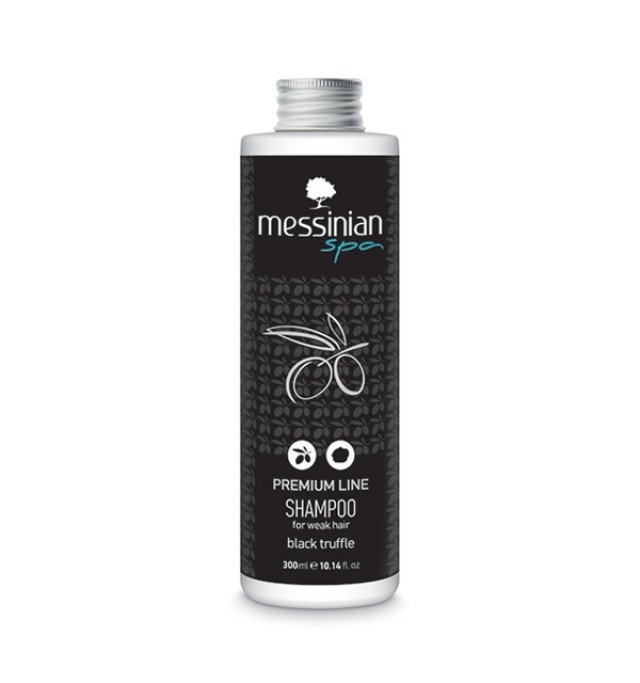 Messinian Spa Black Truffle Shampoo Σαμπουάν με Μαύρη Τρούφα για Αδύναμα Μαλλιά 300ml